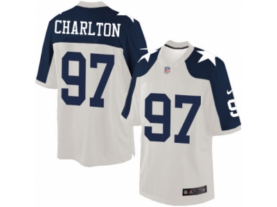  Dallas Cowboys 97 Taco Charlton Limited White Throwback Alternate NFL Jersey