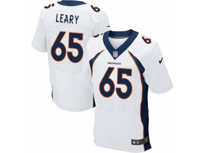  Denver Broncos 65 Ronald Leary Elite White NFL Jersey