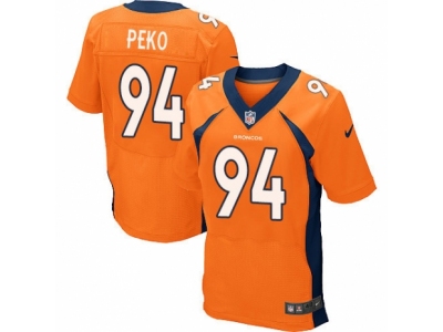  Denver Broncos 94 Domata Peko Elite Orange Team Color NFL Jersey