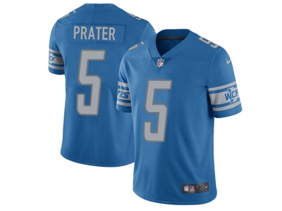  Detroit Lions 5 Matt Prater Blue Team Color Men Stitched NFL Limited Jersey