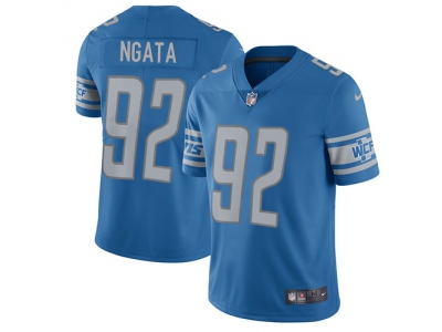  Detroit Lions 92 Haloti Ngata Blue Team Color Men Stitched NFL Limited Jersey