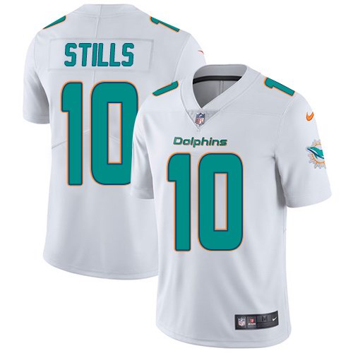  Dolphins 10 Kenny Stills White Vapor Untouchable Limited Jersey