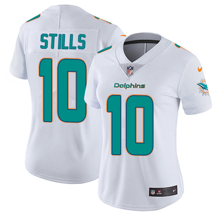  Dolphins 10 Kenny Stills White Women Vapor Untouchable Limited Jersey