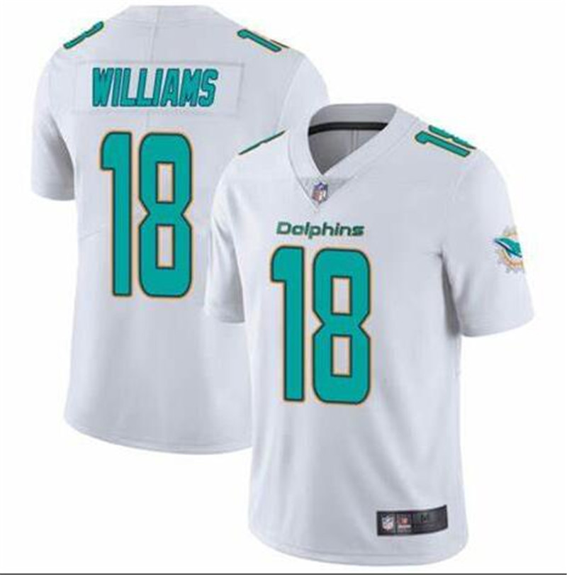 Nike Dolphins 18 Preston Williams White Vapor Untouchable Limited Jersey