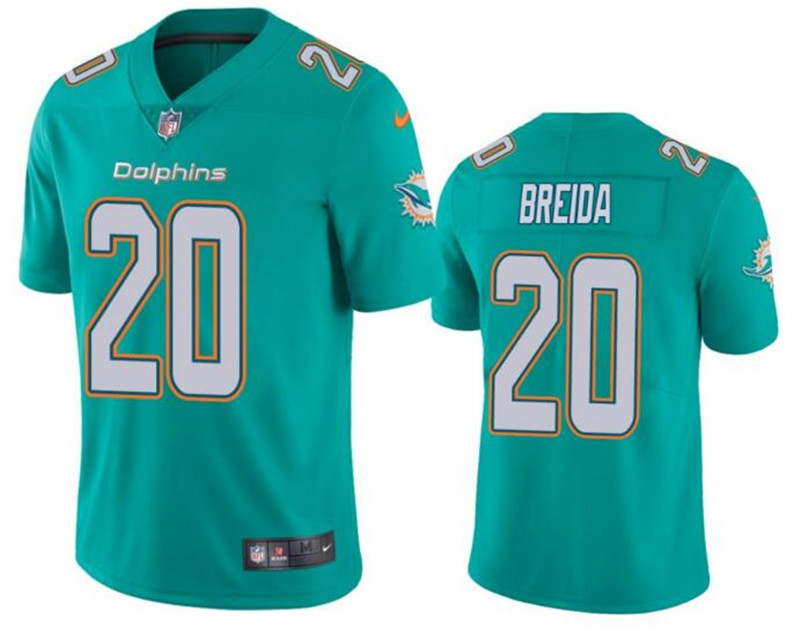 Nike Dolphins 20 Matt Breida Aque Vapor Untouchable Limited Jersey