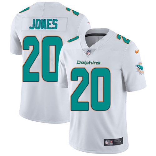  Dolphins 20 Reshad Jones White Vapor Untouchable Limited Jersey