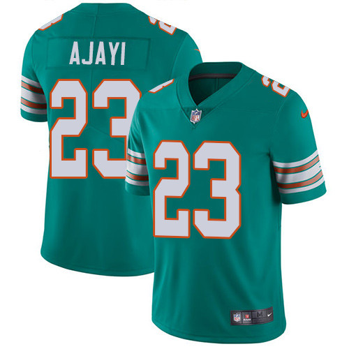  Dolphins 23 Jay Ajayi Aqua Throwback Vapor Untouchable Player Limited Jersey