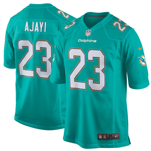  Dolphins 23 Jay Ajayi Aqua Youth Game Jersey