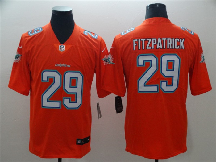  Dolphins 29 Minkah Fitzpatrick Orange Vapor Untouchable Limited Jersey