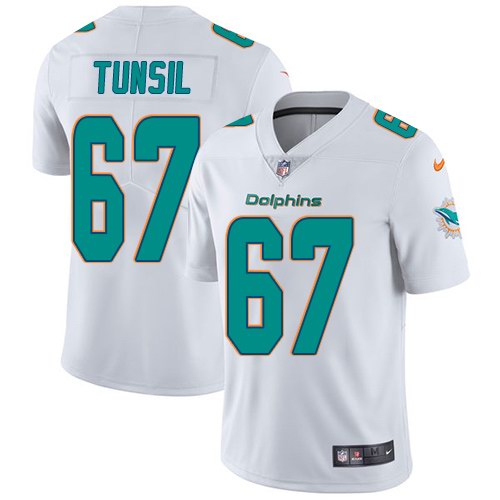  Dolphins 67 Laremy Tunsil White Vapor Untouchable Limited Jersey