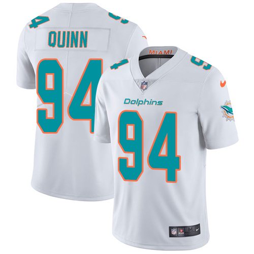  Dolphins 94 Robert Quinn White Vapor Untouchable Limited Jersey