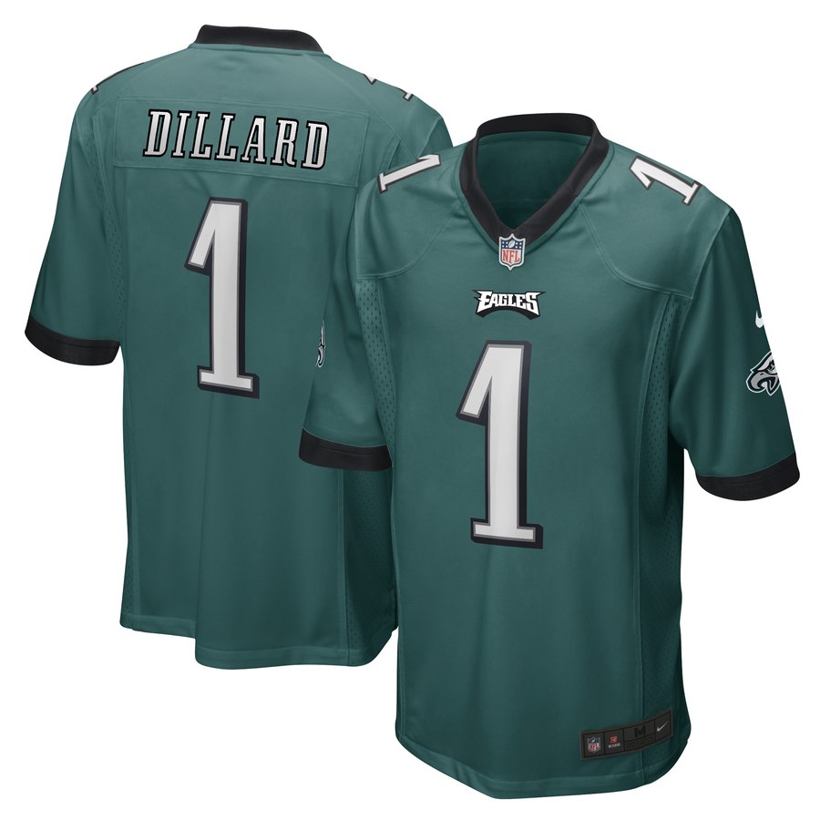 Nike Eagles 1 Andre Dillard Green Youth 2019 NFL Draft First Round Pick Vapor Untouchable Limited Jersey