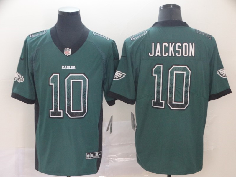 Nike Eagles 10 DeSean Jackson Green Drift Fashion Limited Jersey