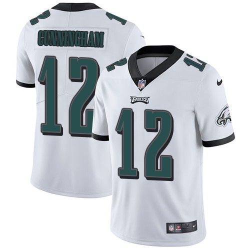  Eagles 12 Randall Cunningham White Vapor Untouchable Player Limited Jersey