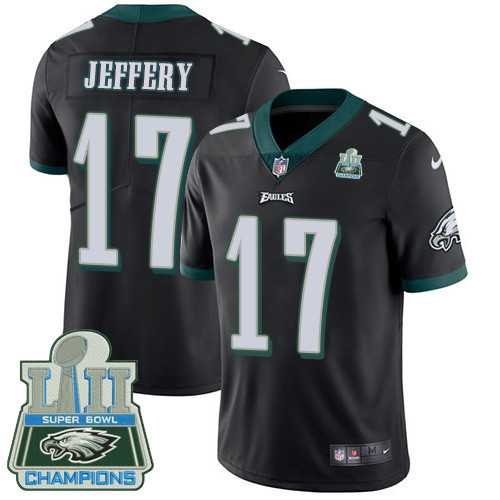  Eagles 17 Alshon Jeffery Black 2018 Super Bowl Champions Vapor Untouchable Player Limited Jersey