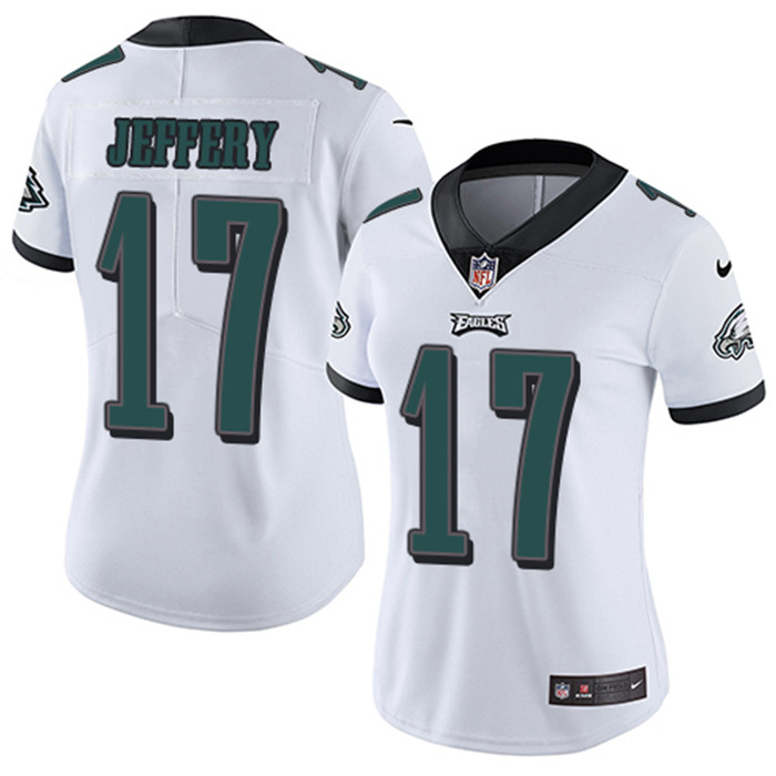  Eagles 17 Alshon Jeffery White Women Vapor Untouchable Limited Jersey