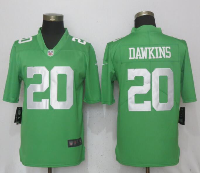  Eagles 20 Brian Dawkins Green 2017 Vapor Untouchable Player Limited Jersey