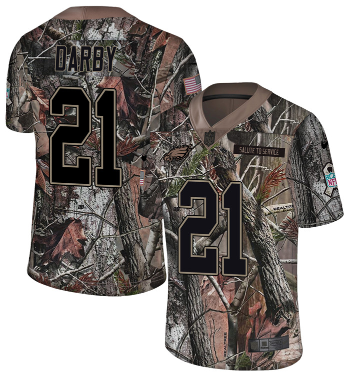  Eagles 21 Ronald Darby Camo Rush Limited Jersey