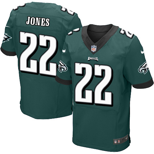  Eagles 22 Sidney Jones Green Elite Jersey
