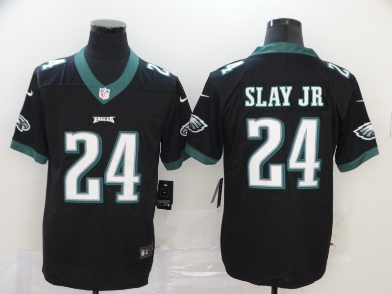 Nike Eagles 24 Darius Slay Jr Black Vapor Untouchable Limited Jersey