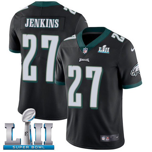  Eagles 27 Malcolm Jenkins Black 2018 Super Bowl LII Vapor Untouchable Player Limited Jersey