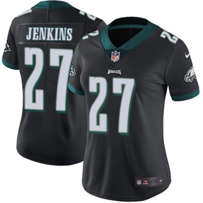  Eagles 27 Malcolm Jenkins Black Women Vapor Untouchable Limited Jersey