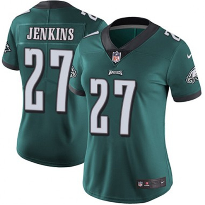  Eagles 27 Malcolm Jenkins Green Women Vapor Untouchable Limited Jersey