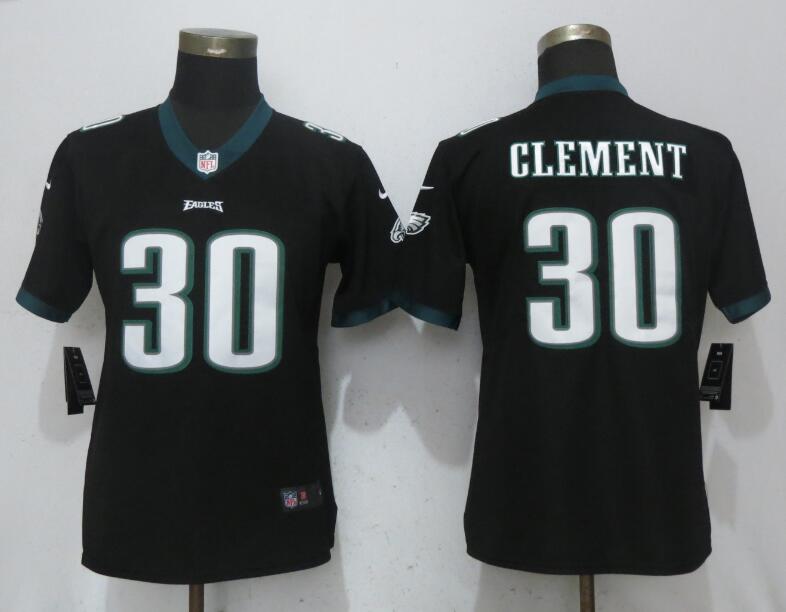  Eagles 30 Corey Clement Black Women Vapor Untouchable Player Limited Jersey