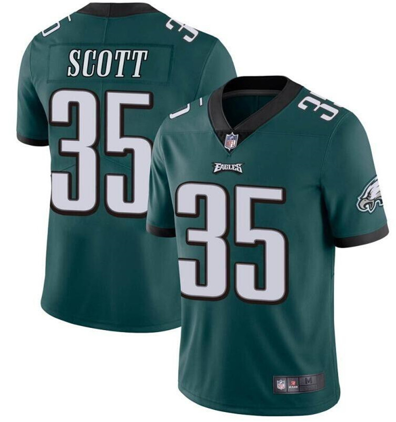 Nike Eagles 35 Boston Scott Green Vapor Untouchable Limited Jersey