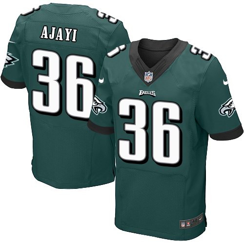  Eagles 36 Jay Ajayi Green Elite Jersey