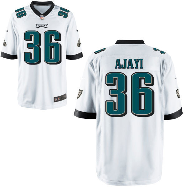 Eagles 36 Jay Ajayi White Youth Game Jersey