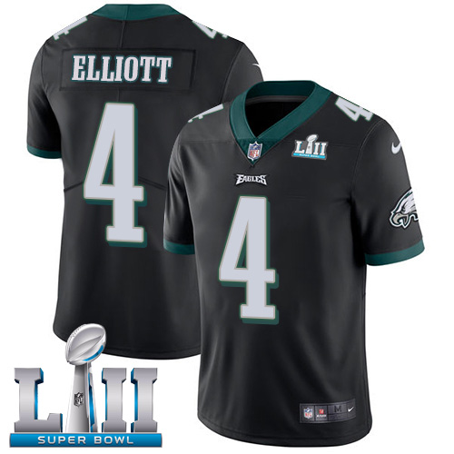  Eagles 4 Jake Elliott Black 2018 Super Bowl LII Vapor Untouchable Player Limited Jersey