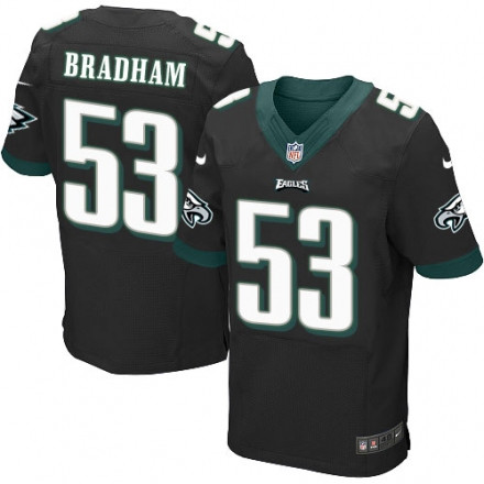  Eagles 53 Nigel Bradham Black Elite Jersey