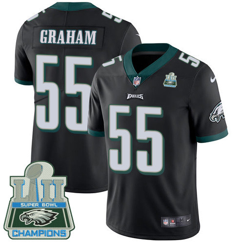  Eagles 55 Brandon Graham Black 2018 Super Bowl Champions Vapor Untouchable Player Limited Jersey