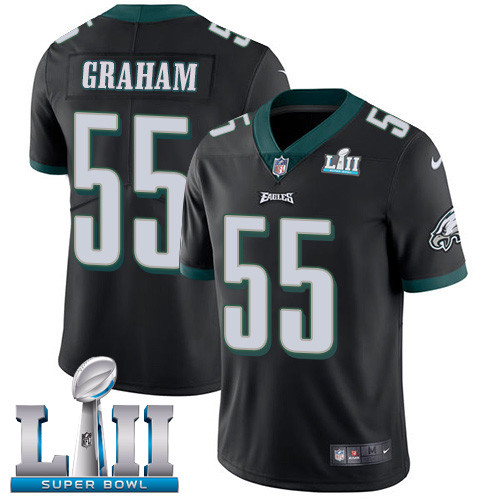  Eagles 55 Brandon Graham Black 2018 Super Bowl LII Vapor Untouchable Player Limited Jersey