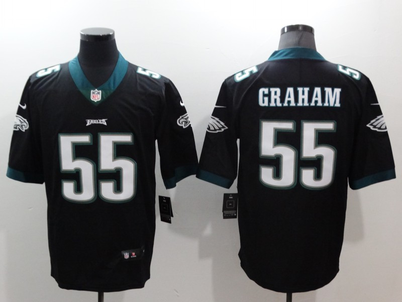  Eagles 55 Brandon Graham Black Vapor Untouchable Player Limited Jersey