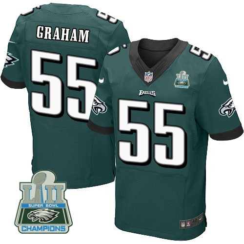  Eagles 55 Brandon Graham Green 2018 Super Bowl Champions Elite Jersey