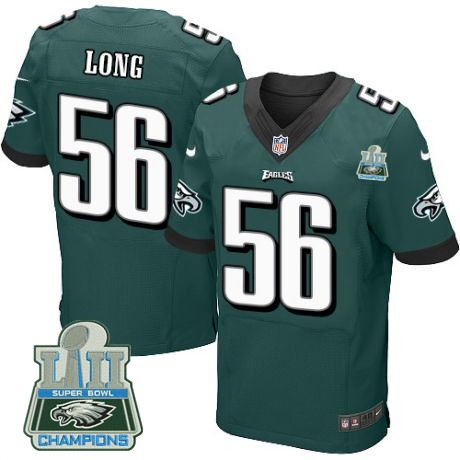  Eagles 56 Chris Long Green 2018 Super Bowl Champions Elite Jersey