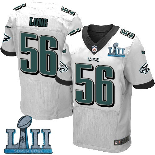  Eagles 56 Chris Long White 2018 Super Bowl LII Elite Jersey