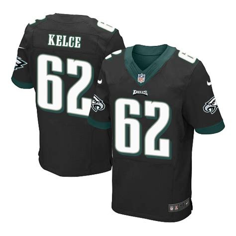  Eagles 62 Jason Kelce Black Elite Jersey