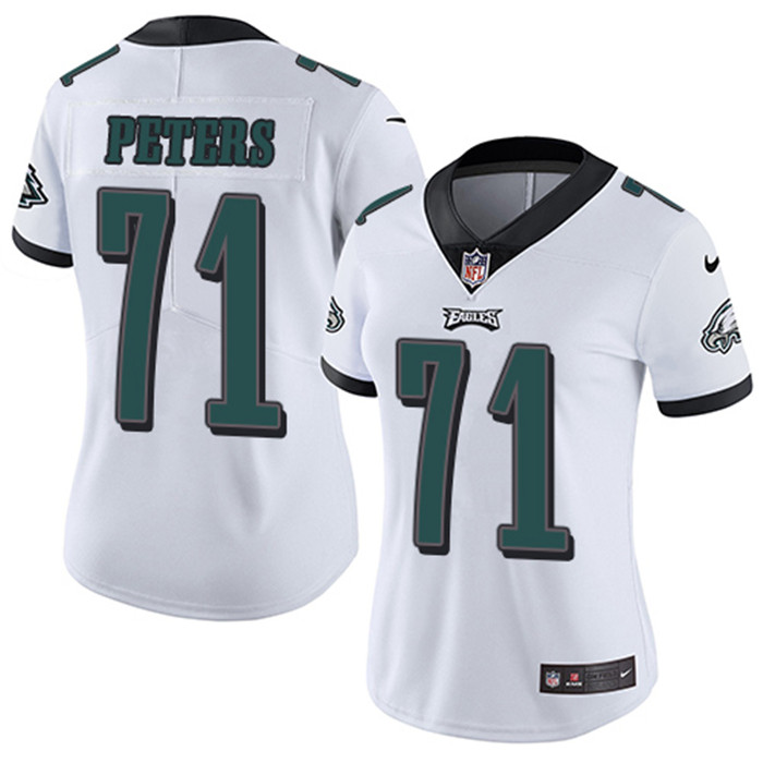  Eagles 71 Jason Peters White Women Vapor Untouchable Limited Jersey