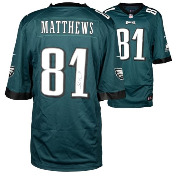  Eagles 81 Jordan Matthews Green Signature Edition Elite Jersey