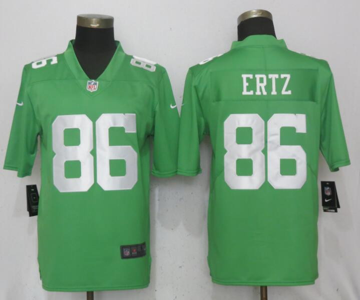  Eagles 86 Zach Ertz Green 2017 Vapor Untouchable Player Limited Jersey