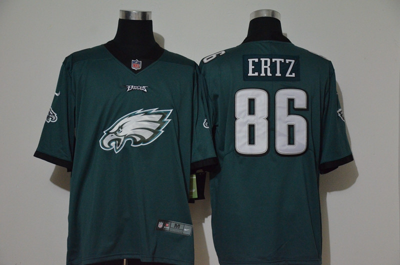 Nike Eagles 86 Zach Ertz Green Vapor Untouchable Limited Jersey