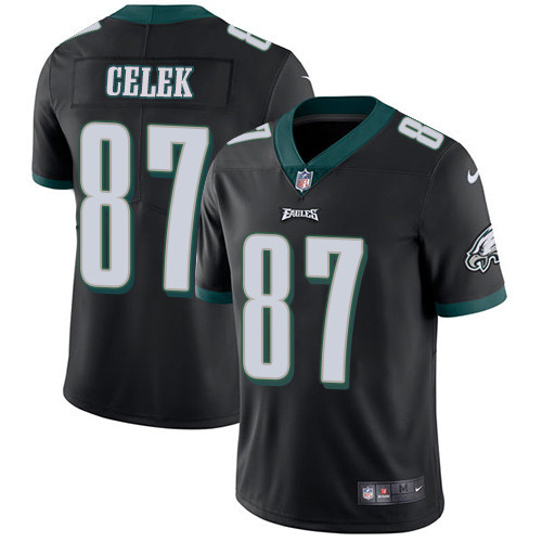  Eagles 87 Brent Clark Black Vapor Untouchable Player Limited Jersey