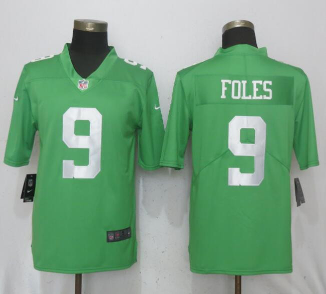  Eagles 9 Nick Foles Green 2017 Vapor Untouchable Player Limited Jersey