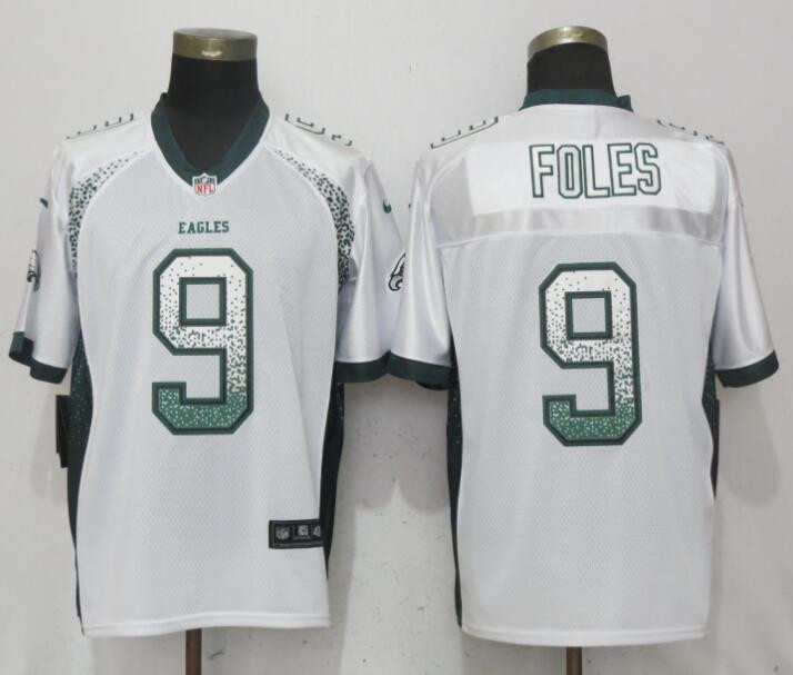  Eagles 9 Nick Foles White Drift Fashion Elite Jersey