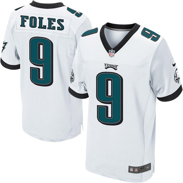  Eagles 9 Nick Foles White Elite Jersey