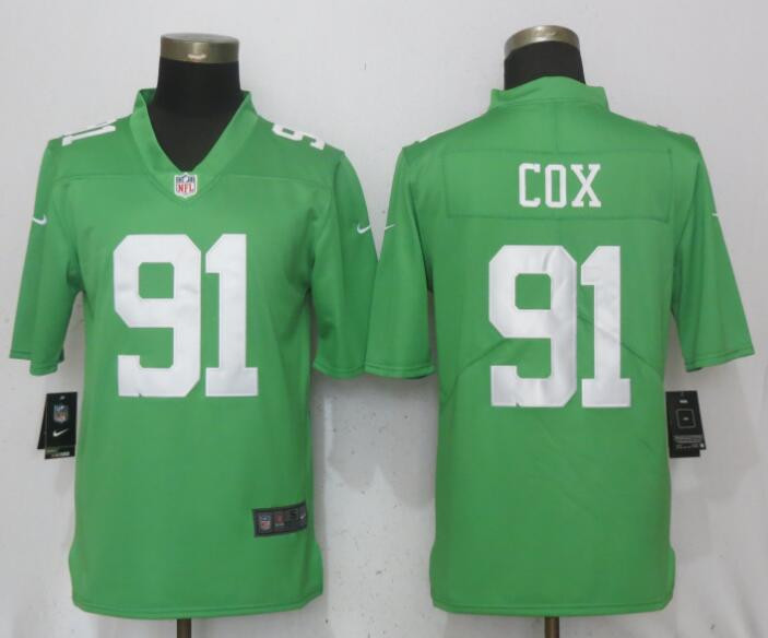  Eagles 91 Fletcher Cox Green 2017 Vapor Untouchable Player Limited Jersey