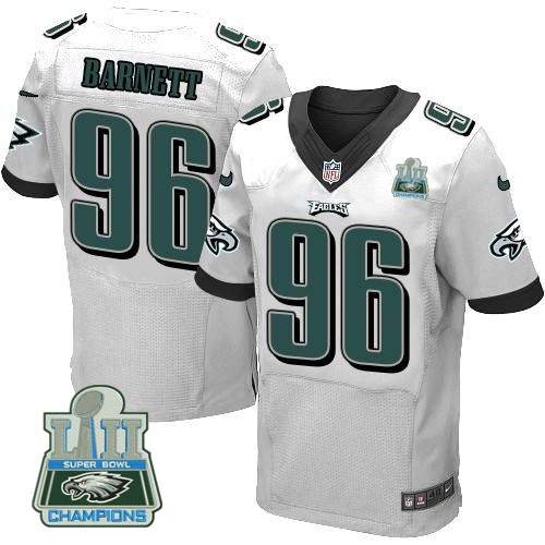  Eagles 96 Derek Barnett White 2018 Super Bowl Champions Elite Jersey